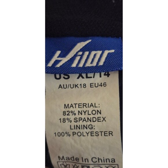 HILOR One Piece Bathingsuit Swimsuit Women's Size 14 - Picture 4 of 4